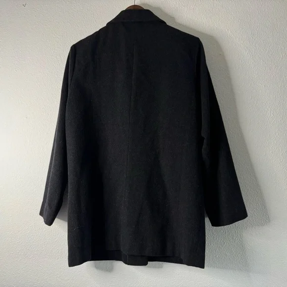 Vintage Amanda Smith Wool Cashmere Chore Jacket Size 14 Classic Vintage Academia - Picture 14 of 14